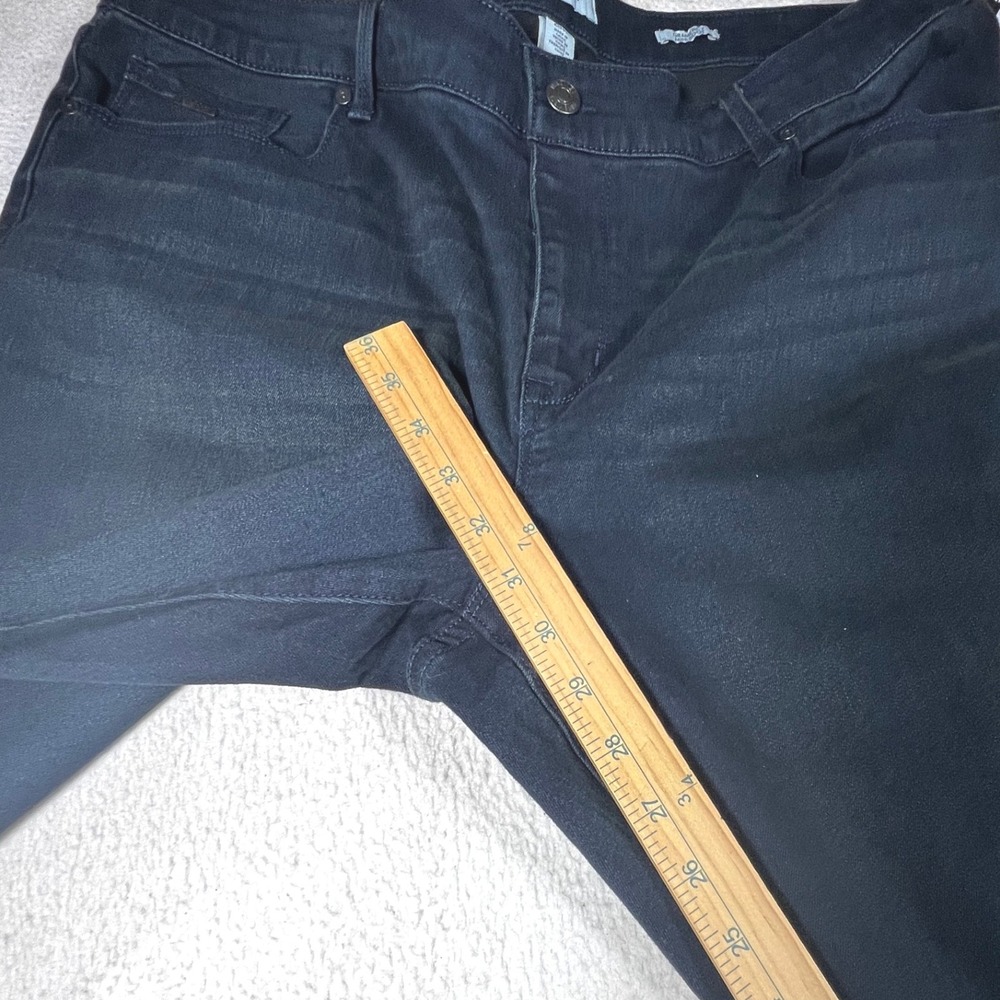 Nine West Gramercy Mini Boot Jeans Dark Wash Size 20W Flattering Fit Stylish - Picture 6 of 9